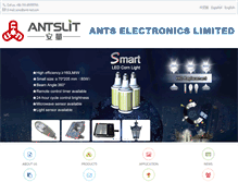 Tablet Screenshot of ants-led.com